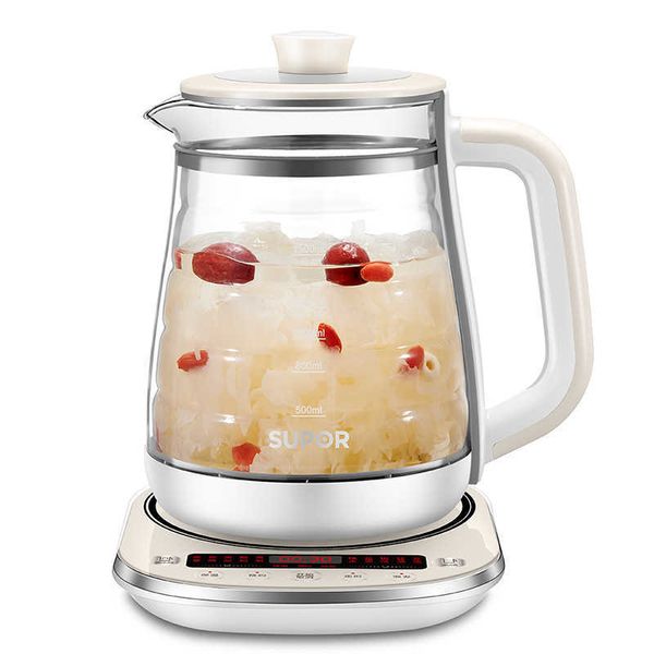 Gesundheitstöpfe 220 V Haushaltswasserkocher Glas Home Health Conserving Pot Multi Cooker Tea Dessert Cooking Pot Slow Stewer P230412