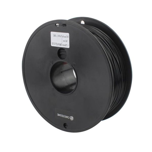 Freeshipping Premium-Qualität Nylon-Filament für 3D-Drucker Langlebige, verschleißfeste 3D-Druckmaterialien Schwarze Farbe 175 1-kg-Spule Akuuf