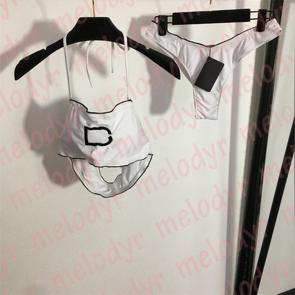 Açık Yüzme Suit Seksi İki Adet Mayo Bayan Yastıklı Sütyen Beyaz Bikini Plaj Kıyafeti