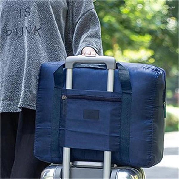 BASSE DUFFEL Piegatura Viaggio di grande capacità Bagna impermeabile palestra Yoga Memoria portatile Borsa per bagagli Oxford Dured