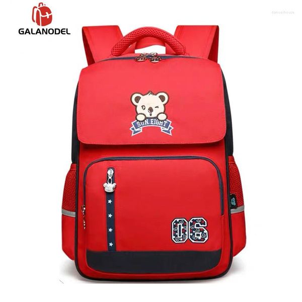 Schultaschen Cartoon Druck Kinder Tasche Orthopädische Multifunktions Wasserdichte Kinder Rucksack Für Schüler Studenten Teenager Jungen Mädchen