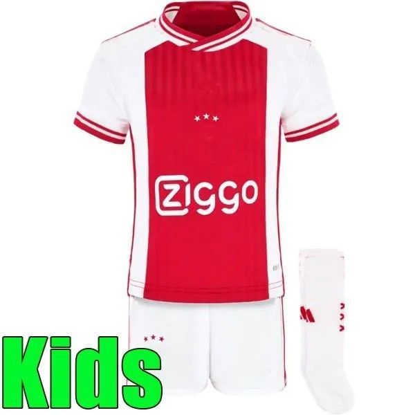 AFC-Fußballtrikot TADIC BROBBEY BERGHUIS black marley Kit KLAASSEN BERGWIJN CRUYFF 2023 2024 Home Away Third für Kindertrikot-Uniformen