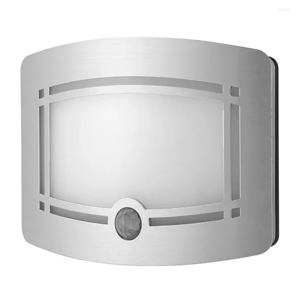 Lampada da parete Sensore wireless Lampada a LED Sconce Stile europeo Forma quadrata Corpo Induzione Comodino Percorso Corridoio