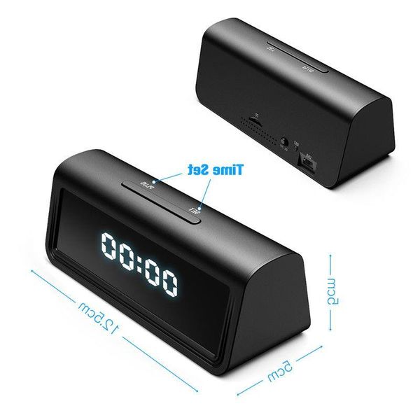 Бесплатная доставка HD живая камера Wi-Fi камера секретные часы микрокамера рекордер безопасность ночное видение видеокамера с обнаружением движения 4k HD микрокамера Ghbi