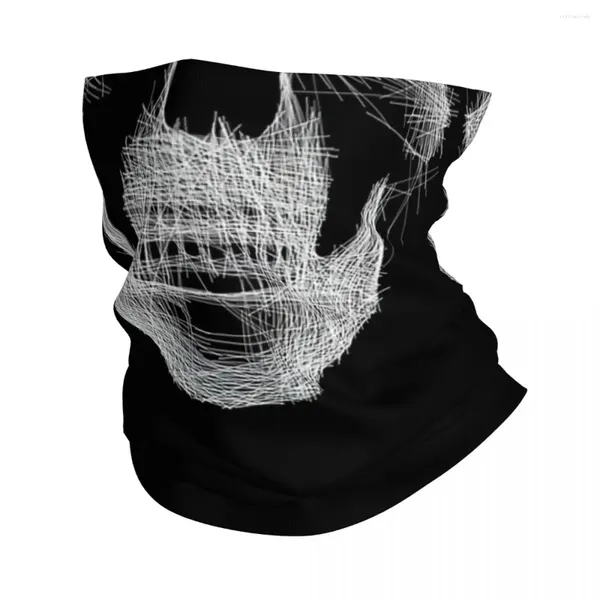 Schals Schädel Stilisierte Skizze Stil Bandana Hals Abdeckung Gedruckt Wrap Schal Warme Gesichtsmaske Radfahren Für Männer Frauen Erwachsene Gesicht