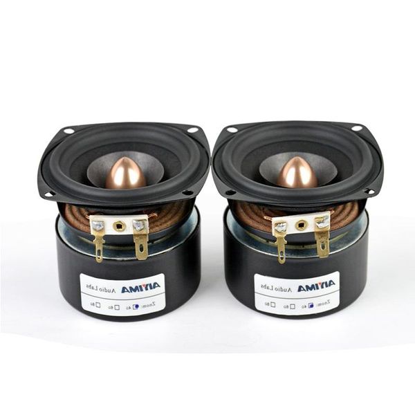 FreeShipping 2 Pcs 3 Polegada Alto-falante de Áudio 4Ohm 8Ohm 15 W Alto-falante Full Range HIFI Treble Mediant Bass Alto-falante DIY Xkdrg