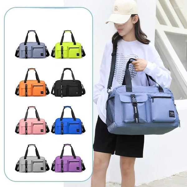 Duffel Bags Bolsa de viagem para viagens de negócios curtas Saco de armazenamento de grande capacidade Bagagem Pacote de fitness Atacado