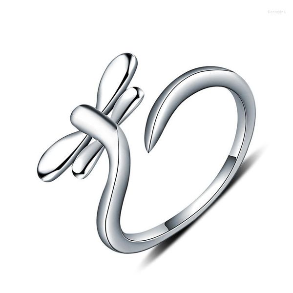 Cluster Rings Dragonfly Регулируемая кольцо в стиле романтическое Good Greemly for Women 2023 Подарок в 925 стерлинговых серебряных сделках