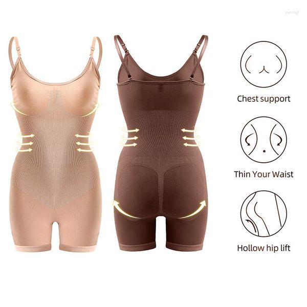 Shapers Nahtloser Bodysuit für Damen BuLifter Shapewear Belly Control Body Shaper Strappy-Back Chest Lifter Korrekte Körperhaltung Unterwäsche