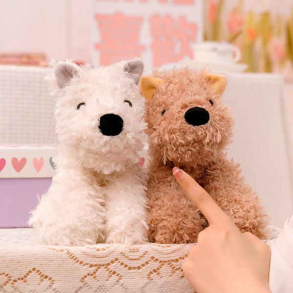 Simpatiche bambole di peluche West High Dog Doll Mini Soft Huxiu Dog Girl Heart Gift giocattoli