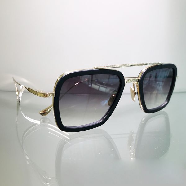 D neue Vintage 006 Designer-Sonnenbrille für Männer, Frauen, Herren-Sonnenbrille für Männer, rechteckige UV400-Form, Rahmen, Brillen, Retro-Brillen, Sommer, mit Original-Etui