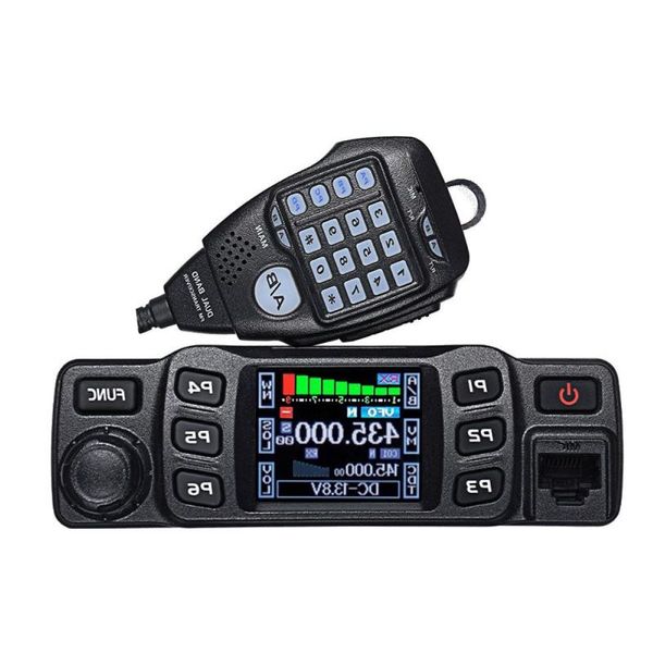 Freeshipping Walkie Talkie 25W Ricetrasmettitore dual band mini Radio mobile VHF 136-174 UHF 400-480 MHz Radio amatoriale Ham Bjxwq