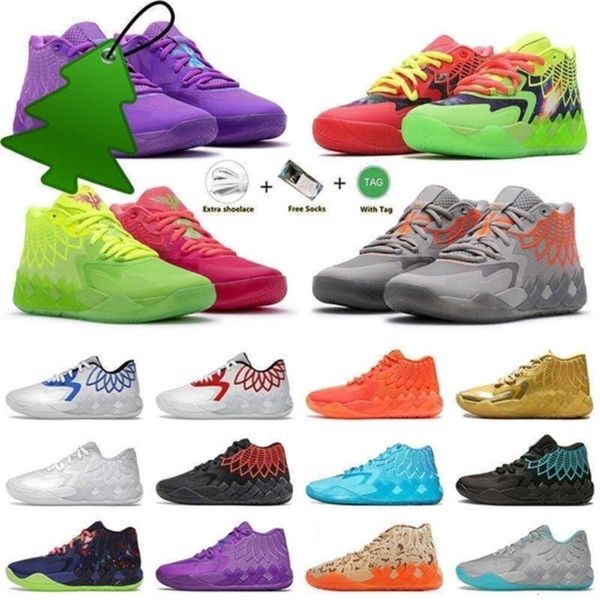 Scarpe da basket Scarpe da basket Scarpe da ginnastica da uomo Sneakers sportive Nero Buzz City Rock Ridge Rosso Lamelo Ball 1 Mb.01 Lo Ufo Not