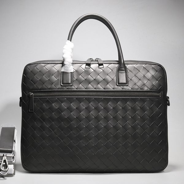 10a berühmte Marke Aktentasche Leder Handtasche für Männer einzelner Taschen Mode minimalistischer Stil High-End-Luxusmarke Laptop-Tasche A4 Magazine