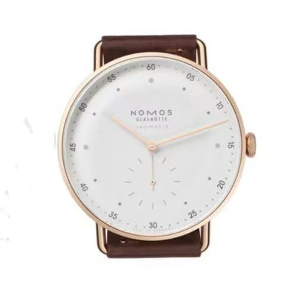 Marca casual di moda nomos in pelle impermeabile in pelle d'affari orologio da uomo vestito da uomo orologio 910