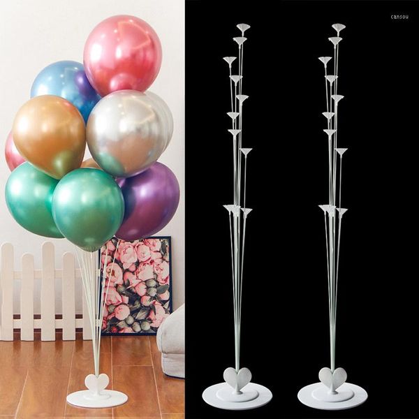 Decorazione per feste 2 set 11 tubi di palloncini in plastica supporto per palloncini per matrimoni colonna per baby shower decorazioni per palloncini compleanno per adulti