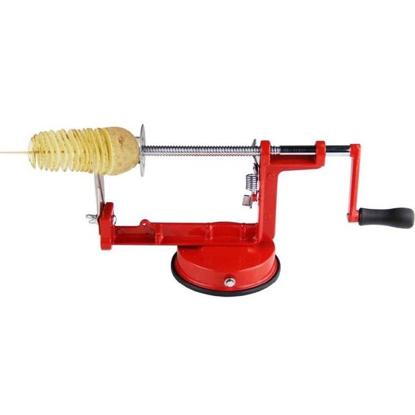 Frutas vegetais ferramentas torcido batata maçã slicer espiral francês fritar cortador 201123 gota entrega casa jardim cozinha jantar bar otjdt