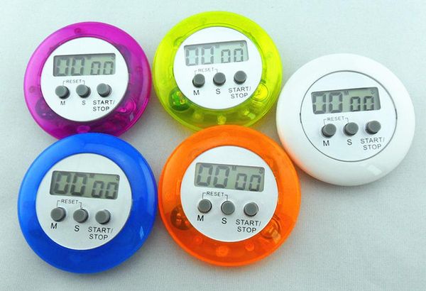 Toptan 100 PCS/LOT MINI LCD Dijital Pişirme Mutfak Geri Sayım Zamanlayıcı Alarm Ücretsiz Kargo