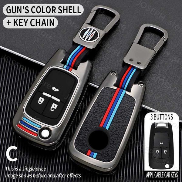 Chave Rings CARRO DE CAPA REMOTA DE CARRO DE CARGA DE CAPA DE CAPA DE CAPA PARA BUICK PARA CHEVROLET CRUZE AVEO TRAX OPEL ASTRA CORSA MERIVA ZAFIRA Antara J Keychain J230413