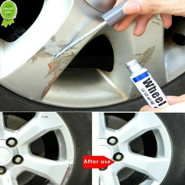 New Car Auto Scratch Filler Repair Cover Pen Vernice impermeabile Car Tire Refresh Pen Marker Paint Repair Ruota non tossica J2T3