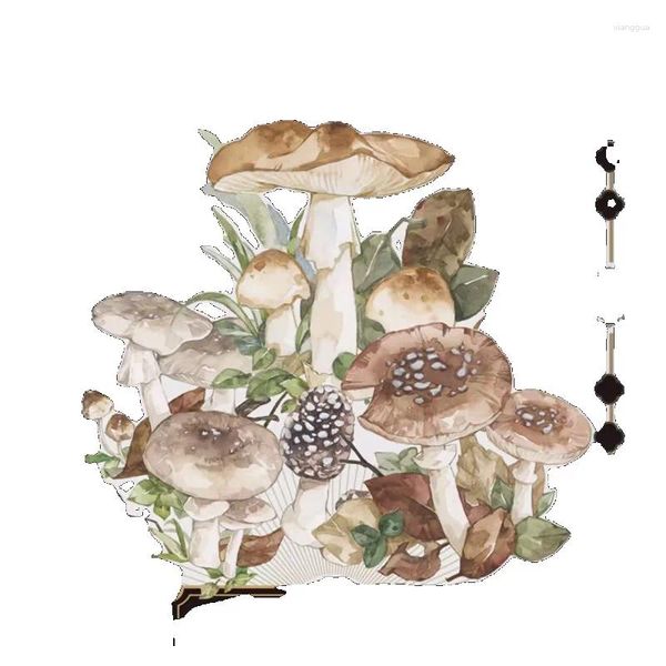 Confezione regalo 5M simpatici funghi di bosco nastri speciali in PET per olio forniture artigianali fai da te scrapbooking creazione di biglietti adesivo per decorazioni