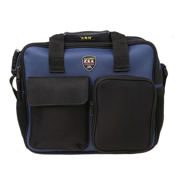 Borsa degli attrezzi Kit di strumenti di riparazione portatile Borsa a tracolla Borsa portatile Custodia Custodia Organizer con striscia riflettente Lavoratore fai da te 230413