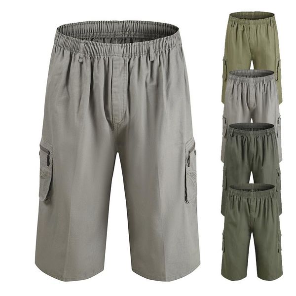 Herren Shorts Mode Sommer Lässig Sport Laufen Cargo Jogging Armee Kampftaschen