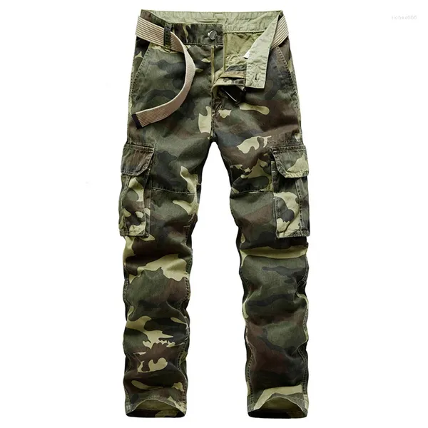 Pantaloni da uomo Outdoor City Military Casual Cargo Pantaloni militari elastici Uomo Slim Molte tasche Tattici resistenti all'usura impermeabili