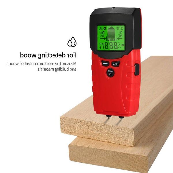 Freeshipping Tm100 2-em-1 Stud Finder Detector de Parede Grande LCD Digital Wood Studs Center Digital Metal Detector Wddxq