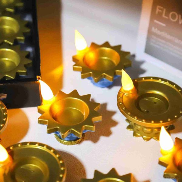 Candele Diya Luce LED per candele con sensore acqua Diwali Decorazione luminosa Decorazione festival R231113