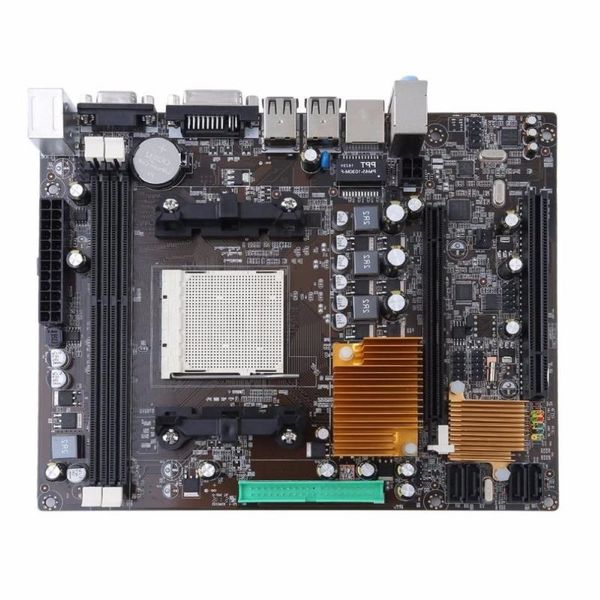 A780 Praktisches Desktop-PC-Computer-Motherboard Mainboard AM3 unterstützt DDR3 Dual Channel AM3 16G Speicher Qwgqu