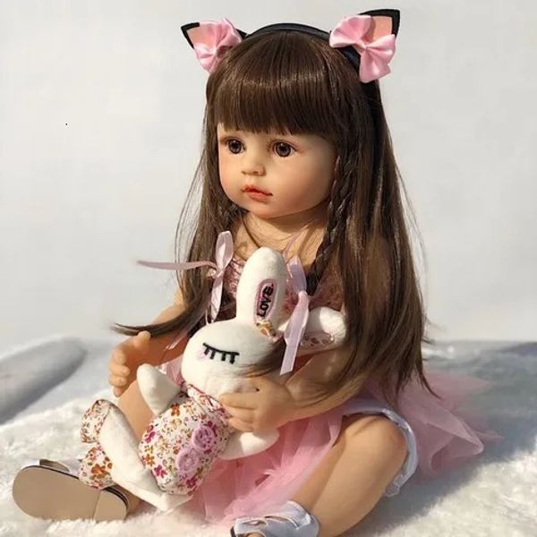 Puppen Alle Silikon Simulation Reborn Baby Kinder Spielzeug Kleidung Kann Geändert Werden Puppe 231113