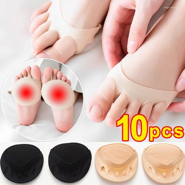 Kadınlar SOCKS 5 AVE BEŞ TOES ÖNCE PADS YÜKSEK TOPLAR İÇİN YARILI TOLULAR OVISBILE AYAK AĞIZI TOP TOE PAD EKLEMELERİ