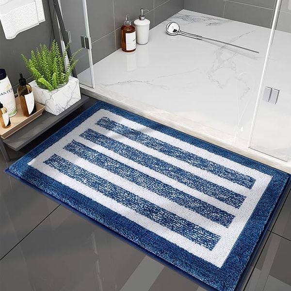 ZK20 Bbath Mat Rug, Slip Donan Fazlası Uzun Banyo Mat, Makine Yıkanabilir Kabarık Mikrofiber Zemin Banyo Küvet Lavabo Duş Çamaşır Odası, Mutfak, Oturma Odası