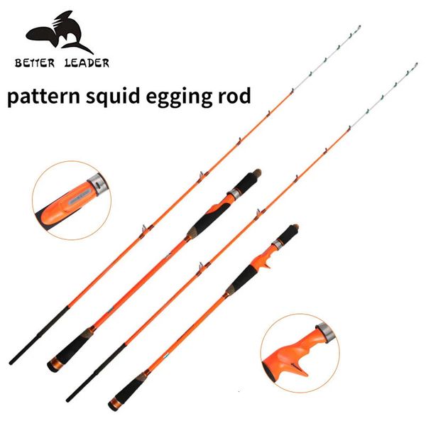 Canne da pesca per barche Calamari Polpo Egi Canna da pesca Spinning Jigging Casting Acqua salata 2 sezioni 1,35 m-1,8 m punta Eva Maniglia Canne da barca in carbonio 231109