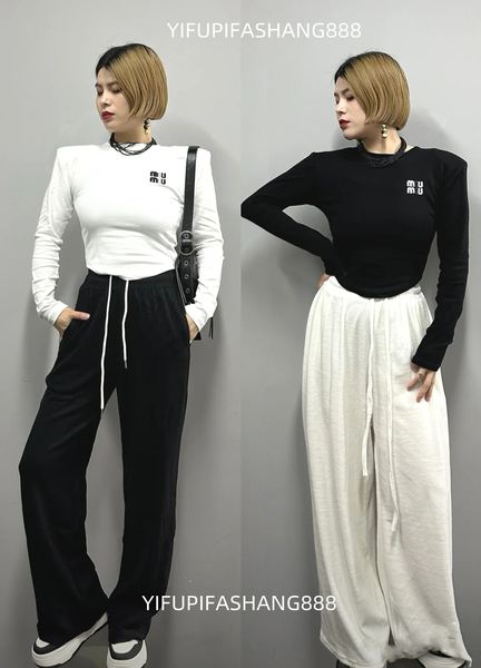 miui miui top Luxury Women Maglieria Tees Designer nuovo Senso di camicia base a maniche lunghe avanzata autunno inverno camicetta con cappuccio in lana Maglioni collo alto CANALE