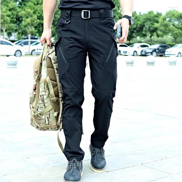 Pantaloni da uomo Elastico Outdoor Archon Tessuto elasticizzato tattico City Secret Service Fan militari Multi tasca impermeabile