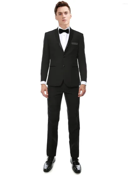 Herrenanzüge, 2-teiliger Anzug, klassische Passform, Knöpfe, Smokingjacke für Hochzeit, Geschäftsessen, Abschlussball