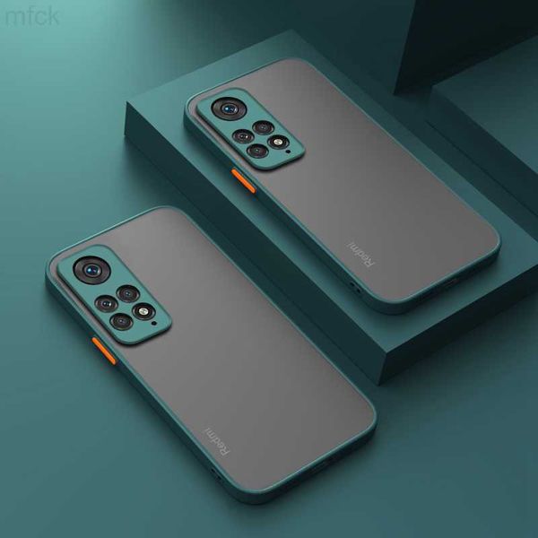 Custodie per cellulari ARMOUR Cover per telefono morbida in acrilico opaco per Redmi Note 12 11s 10s 11 Pro + 5G 10 8 9 9S Redmi 10C 12C 10 9A POCO X5 Pro