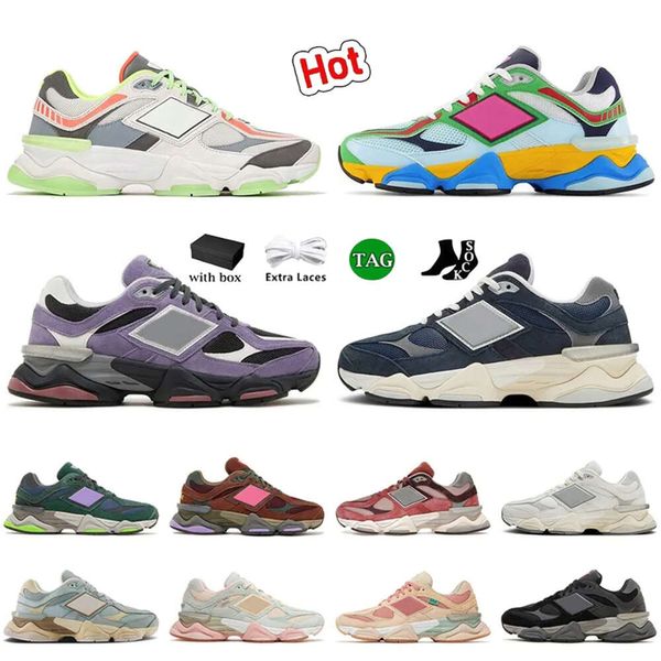 Designerschuhe 9090 B9060 OG Sneakers Herren Damen Classic Blue Haze Penny Cookie Pink Black Castlerock auf Rain Cloud Ivory Falt Casual Athletic BLEM 9JD8