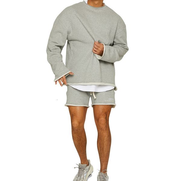 Mens Trachsuits Muscle Fitness Brothers Sports Suit Erkekler Sonbahar ve Kış Koşu Eğitimi Gevşek Artı Boyut Takım 230413