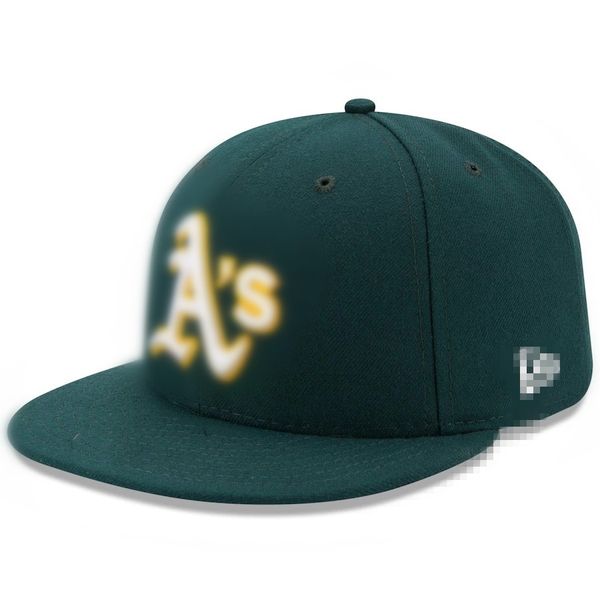 2024 Atletismo como chapéus de letra Snapback Sport Ajustável Caps de beisebol de beisebol S para homens Mulheres por atacado H23-4.13