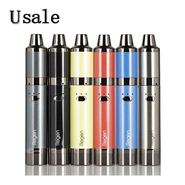 Yocan Regen Wax Kit Vaporizador de bateria de 1100mAh integrado com tecnologia de aquecimento avançada 100% autêntico