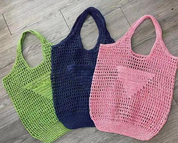 Bolsa de crochê de moda de malha de primavera e verão