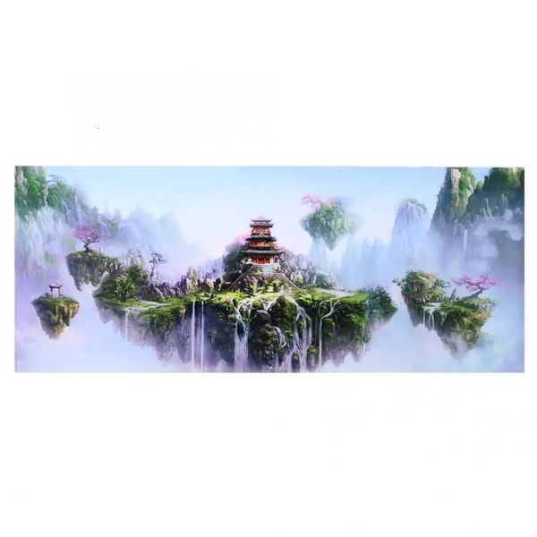 Dekorationen PVC Aquarium Landschaft Aufkleber Poster Aquarium 3D Hintergrund Himmel Doppelseitige Aufkleber Ozean Hintergrund Ornament Poster Dekor 231113