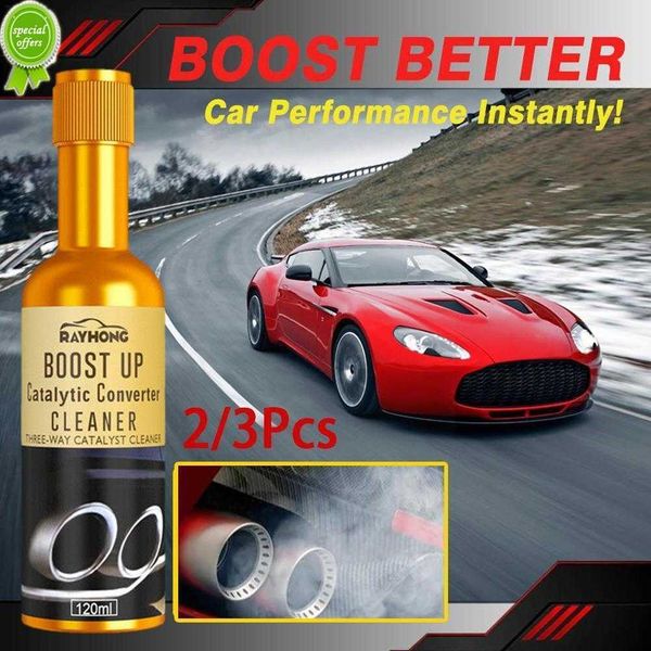 Yeni 2/3pcs 120ml Promosyon Araba Katalitik Konvertör Temizleyiciler Hızlandırıcılar Katalizörler CSV Temiz Otomobil Kolay Motor I9d5