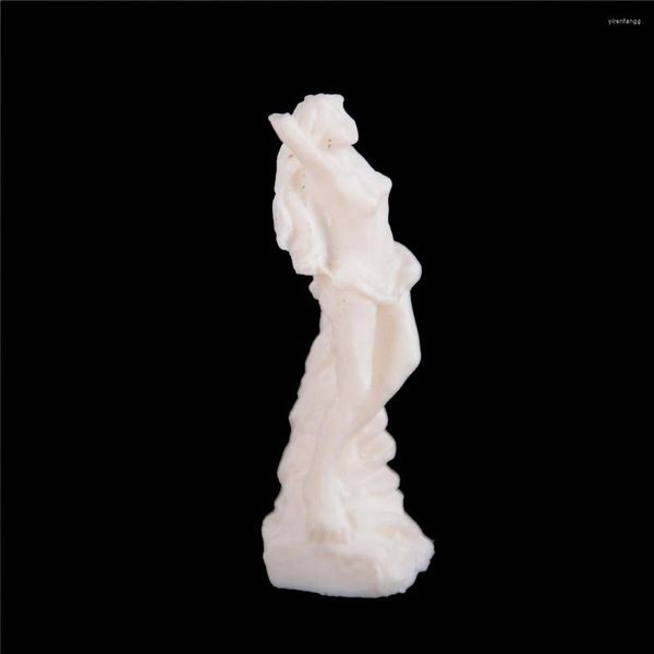 Figurine decorative 1Pc Goddess Works Art Figure Scultura Statua Artigianato Fai da te Home Desk Miniature Craft Bianco