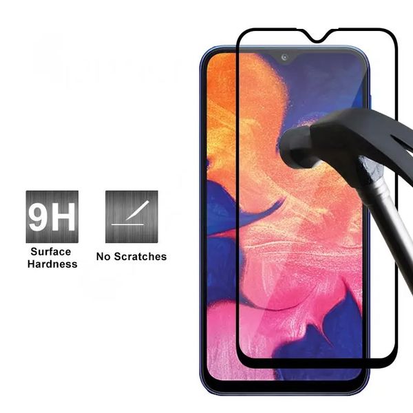 Vollständig gehärtetes Glas für Samsung Galaxy A10 A20 A30 A40 A50 A60 Displayschutzfolie A70 A80 A90 M10 M20 M30 M40 Schutzfolie