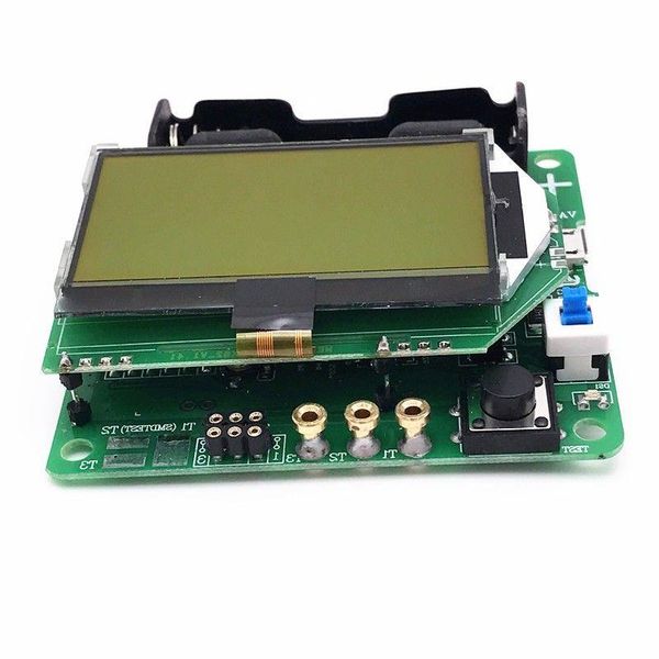 Бесплатная доставка M328 Многофункциональный перезаряжаемый ЖК-дисплей Тестер транзисторов Емкостный диодный индуктор ESR LCR Meter с USB-интерфейсом Jlaf