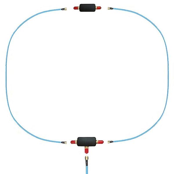 Freeshipping Antena de laço magnético passivo portátil para HF e VHF Riqov